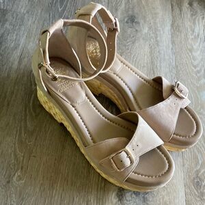 Vince Camuto Meterry Suede Platform Espadrilles